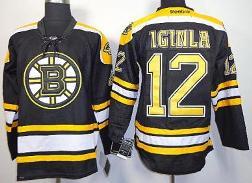 Boston Bruins 12 Jarome Lginla Black NHL Jerseys