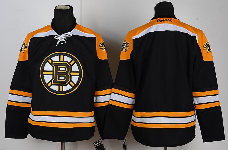 Cheap Boston Bruins Blank Black NHL Jerseys For Sale
