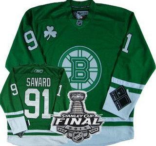 Cheap Boston Bruins 91 Marc Savard Green NHL Jerseys With 2013 Stanley Cup Patch For Sale