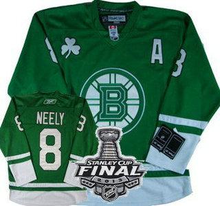Boston Bruins 8 Cam Neely Green NHL Jerseys With 2013 Stanley Cup Patch Boston Bruins 8 Cam Neely Green NHL Jerseys With 2013 Stanley Cup Patch