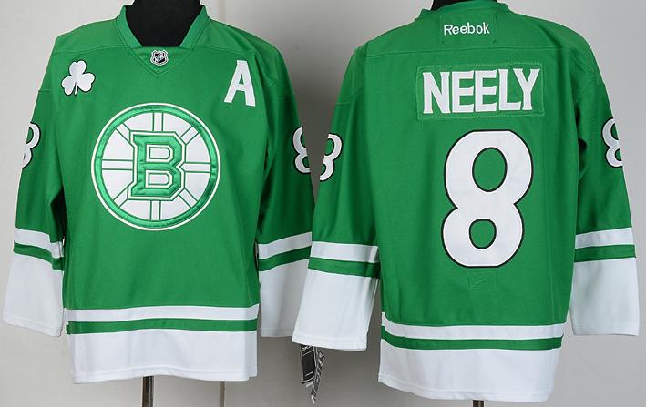 Cheap Boston Bruins 8 Cam Neely Green St Patty's Day NHL Jersey For Sale