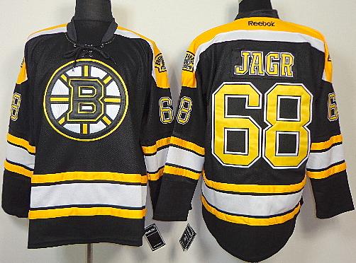 Cheap Boston Bruins 68 Jaromir Jagr Black NHL Jerseys For Sale
