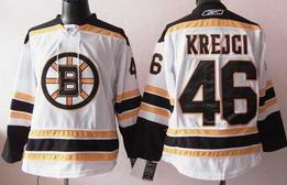 Cheap Boston Bruins 46 Krejci White Jersey For Sale