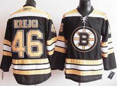 Cheap Boston Bruins 46 Krejci Black Jersey For Sale