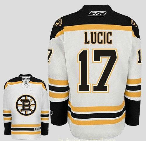 Cheap Boston Bruins 17 Lucic White Jersey For Sale