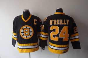 Cheap Boston Bruins 24 Terry O'Reilly Authenitc Black Jersey C patch For Sale