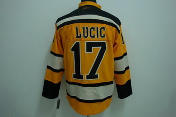 Boston Bruins 17 LUCIC Winter Classic YELLOW Boston Bruins 17 LUCIC Winter Classic YELLOW