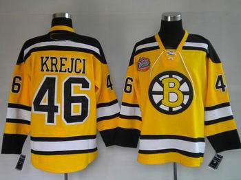 Boston Bruins 46 David Krejci 2010 Winter Classic Premier Jersey