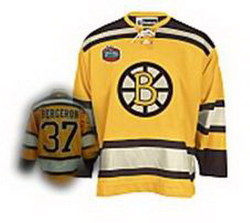 Cheap Boston Bruins 37 Patrice Bergeron 2010 Winter Classic Premier Jersey For Sale