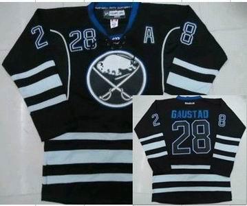 Cheap Buffalo Sabres 28 Paul Gaustad 2012 Black Ice NHL Jersey For Sale