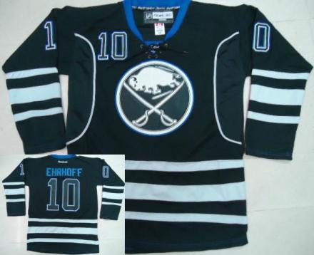 Buffalo Sabres 10 Christian Ehrhoff 2012 Black Third Jersey