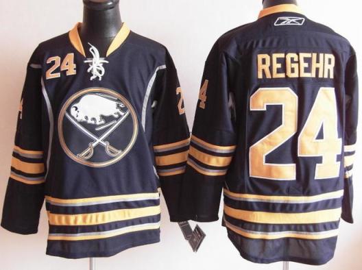 Buffalo Sabres 24 Regehr Blue NHL Jerseys