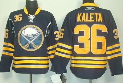 Buffalo Sabres 36 Patrick Kaleta Dark Blue Third Jersey