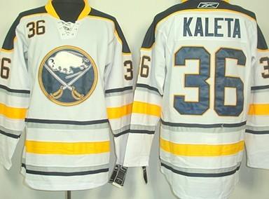 Buffalo Sabres 36 Patrick Kaleta White Third Jersey
