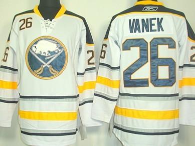 Buffalo Sabres 26 Thomas Vanek White Third Jersey