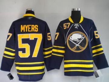 Buffalo Sabres 57 MYERS Blue NHL Jerseys