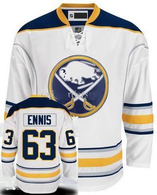 Buffalo Sabres 63 Tyler Ennis White NHL Jerseys