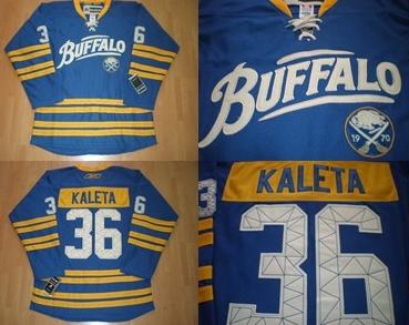 Buffalo Sabres 36 Kaleta Dark Blue NEW Third Jersey
