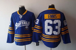 Cheap Buffalo Sabres 63 ENNIS blue 3rd hockey jerseys For Sale