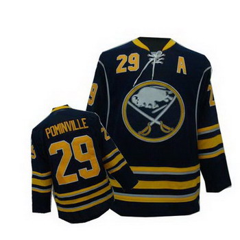 Cheap BUFFALO SABRES 29 POMINVILLE DK BLUE jerseys For Sale