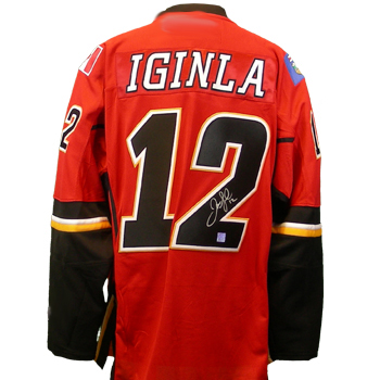 Calgary Flames 12 IGINLA red Jersey