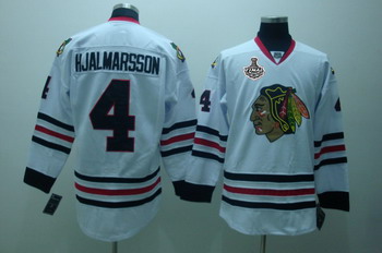 Cheap Chicago Blackhawks 4 hjalmarsson white Jerseys Stanley Cup For Sale