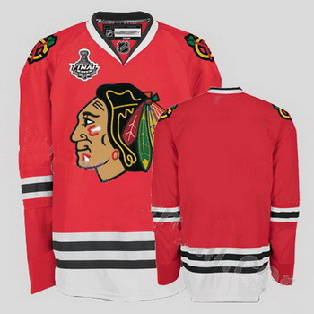 Cheap Chicago Blackhawks Stitched Blank Red Jersey with Stanley Cup Finals Patch For Sale