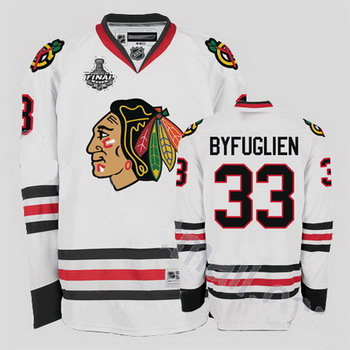 Cheap Chicago Blackhawks 33 Dustin Byfuglien White Jersey with Stanley Cup Finals Patch For Sale