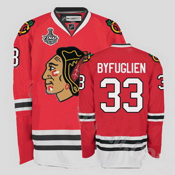 Cheap Chicago Blackhawks 33 Dustin Byfuglien Red Jersey with Stanley Cup Finals Patch For Sale