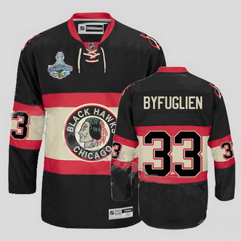 Cheap Chicago Blackhawks 33 Dustin Byfuglien Black New Third Jersey Champions Cup Patch For Sale