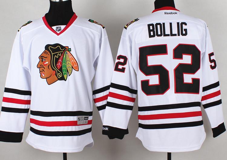 Cheap Chicago Blackhawks 52 Brandon Bollig White NHL Jerseys For Sale