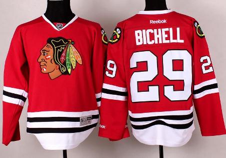 Chicago Blackhawks 29 Bryan Bickell Red NHL Jerseys