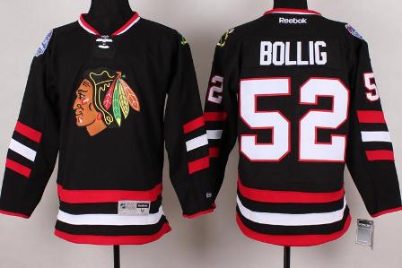 Cheap Chicago Blackhawks 52 Brandon Bollig Black 2014 Stadium Series NHL Jersey For Sale