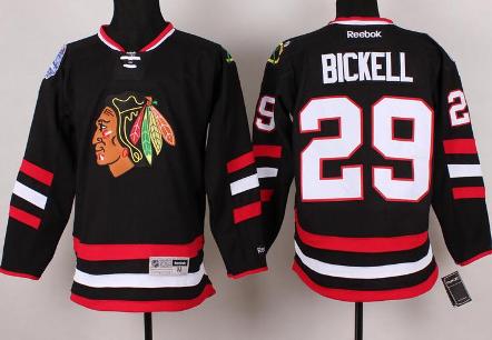 Cheap Chicago Blackhawks 29 Bryan Bickell Black 2014 Stadium Series NHL Jersey For Sale