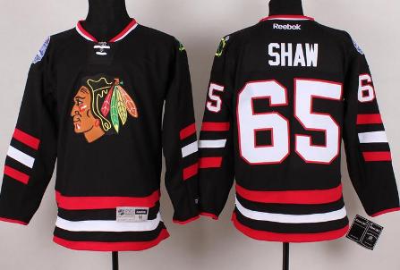 Cheap Chicago Blackhawks 65 Andrew Shaw Black 2014 Stadium Series NHL Jersey For Sale