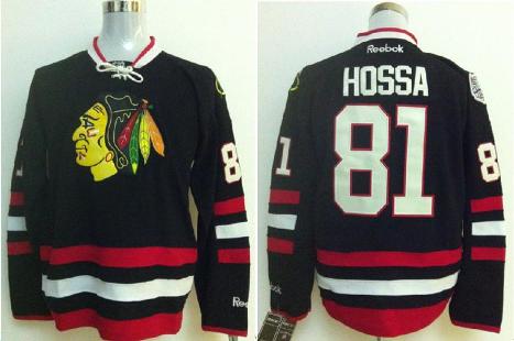 Cheap Chicago Blackhawks 81 Marian Hossa Black 2014 NHL Stadium Series Jerseys For Sale