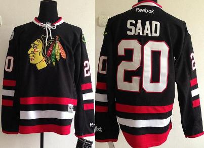 Cheap Chicago Blackhawks 20 Brandon Saad 2014 NHL Stadium Series Jerseys For Sale