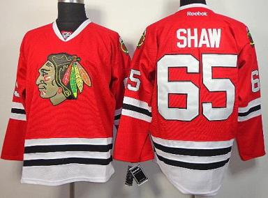Chicago Blackhawks 65 Andrew Shaw Red NHL Jerseys