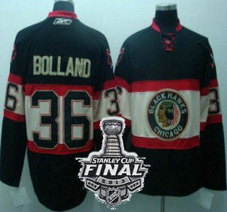 Cheap Chicago Blackhawks 36 Bolland New 3RD NHL Jerseys With 2013 Stanley Cup Patch For Sale
