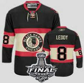 Cheap Chicago Blackhawks 8 Leddy New 3RD NHL Jerseys With 2013 Stanley Cup Patch For Sale