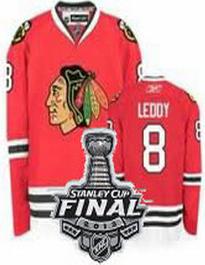 Cheap Chicago Blackhawks 8 Leddy Red NHL Jerseys With 2013 Stanley Cup Patch For Sale
