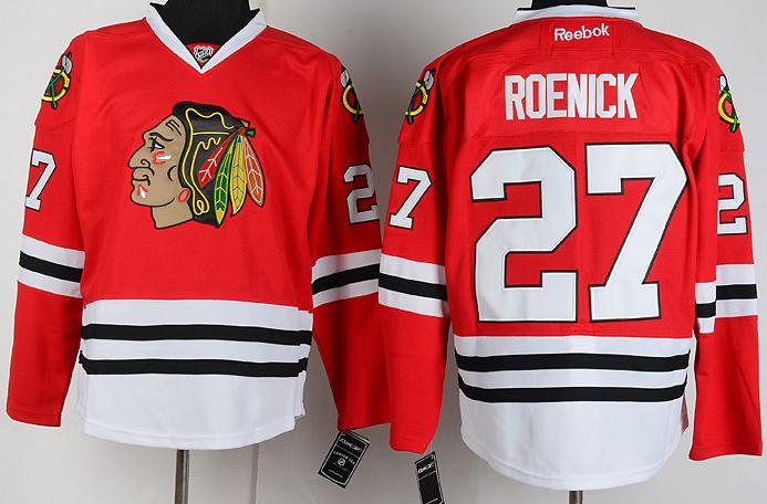 Cheap Chicago Blackhawks 27 Jeremy Roenick Red NHL Jerseys For Sale