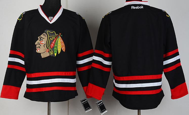 Cheap Chicago Blackhawks Blank Black NHL Jerseys For Sale