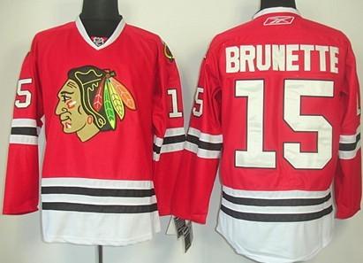 Cheap Chicago Blackhawks 15 Andrew Brunette Red Jersey For Sale