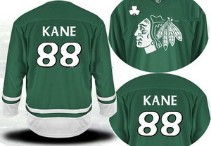 Cheap 2011 St Pattys Day Chicago Blackhawks 88 Patrick Kane Green Jersey For Sale