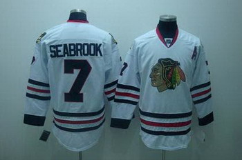 Cheap Chicago Blackhawks 7 Brent Seabrook white Jerseys For Sale