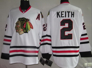 Hockey Jerseys Chicago Blackhawks 2 KEITH White