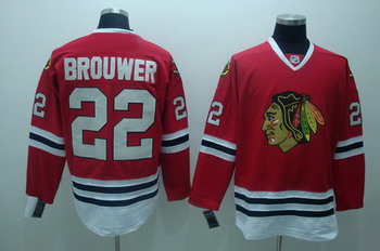 Chicago Blackhawks 22 brouwer red jerseys