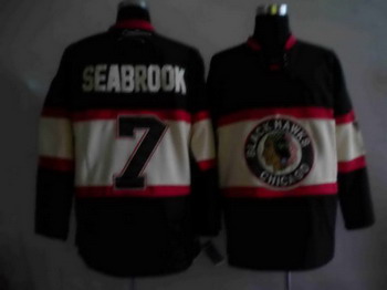 Cheap Chicago Blackhawks 7 SEABROOK black Jerseys For Sale