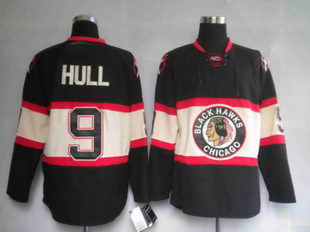 Cheap Jerseys Chicago Blackhawks 9 HULL Black jerseys For Sale